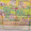 HERMES Carre 90 Scarf Silk ""Nuba Mountain"" Ivory Auth 200116M-21