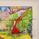 HERMES Carre 90 Scarf Silk ""Nuba Mountain"" Ivory Auth 200116M-4