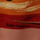 HERMES Carre 90 Scarf Silk ""Smiles in Third millenary"" Pink Auth 200117M-11
