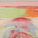 HERMES Carre 90 Scarf Silk ""Smiles in Third millenary"" Pink Auth 200117M-15
