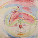 HERMES Carre 90 Scarf Silk ""Smiles in Third millenary"" Pink Auth 200117M-18