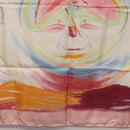 HERMES Carre 90 Scarf Silk ""Smiles in Third millenary"" Pink Auth 200117M-21