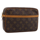 LOUIS VUITTON Monogram Compiegne 23 Clutch Bag M51847 LV Auth 200130-1