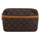 LOUIS VUITTON Monogram Compiegne 23 Clutch Bag M51847 LV Auth 200130-13