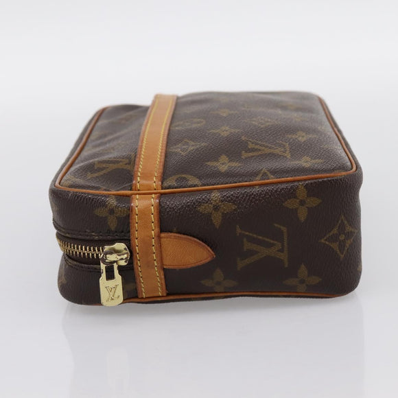 LOUIS VUITTON Monogram Compiegne 23 Clutch Bag M51847 LV Auth 200130