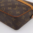 LOUIS VUITTON Monogram Compiegne 23 Clutch Bag M51847 LV Auth 200130-7