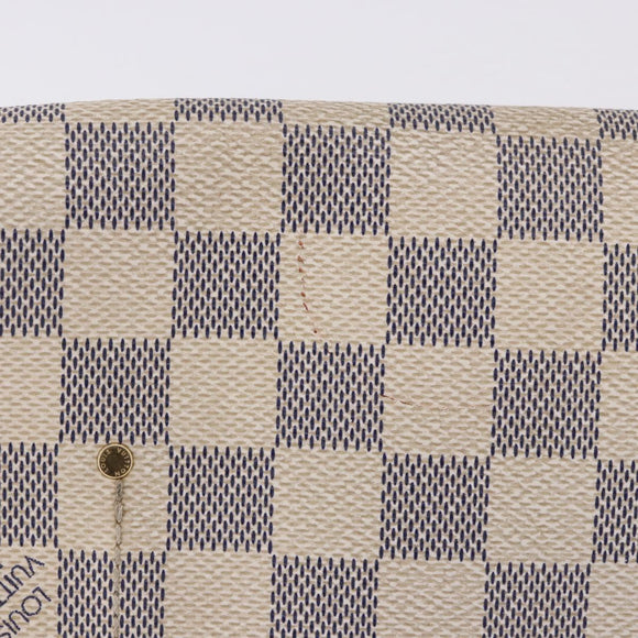 LOUIS VUITTON Damier Azur Favorit MM Shoulder Bag 2way N41275 LV Auth 200133