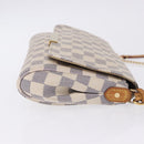 LOUIS VUITTON Damier Azur Favorit MM Shoulder Bag 2way N41275 LV Auth 200133-4