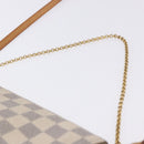 LOUIS VUITTON Damier Azur Favorit MM Shoulder Bag 2way N41275 LV Auth 200133-14