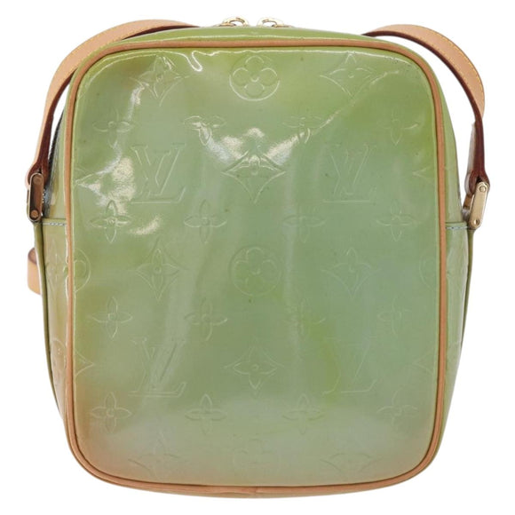 LOUIS VUITTON Monogram Vernis Wooster Shoulder Bag Baby Blue LV Auth 200134
