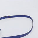 Salvatore Ferragamo Hand Bag Leather 2way Blue Gold Tone Auth 200138A-15