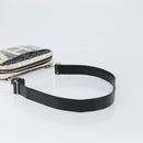 CHANEL COCO Mark Camelia Shoulder Bag PVC Leather Black White CC Auth 200139SAM-7