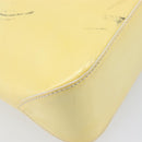 LOUIS VUITTON Monogram Vernis Brentwood Hand Bag Perle M91512 LV Auth 200140-14