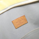 LOUIS VUITTON Monogram Vernis Brentwood Hand Bag Perle M91512 LV Auth 200140-19