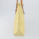 LOUIS VUITTON Monogram Vernis Brentwood Hand Bag Perle M91512 LV Auth 200140-3