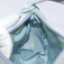 PRADA Accessory Pouch Nylon Light Blue Silver Auth 200143-20