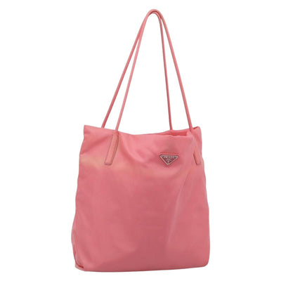 PRADA Tote Bag Nylon Pink Auth 200144