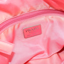 PRADA Tote Bag Nylon Pink Auth 200144-10