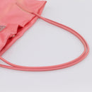 PRADA Tote Bag Nylon Pink Auth 200144-7