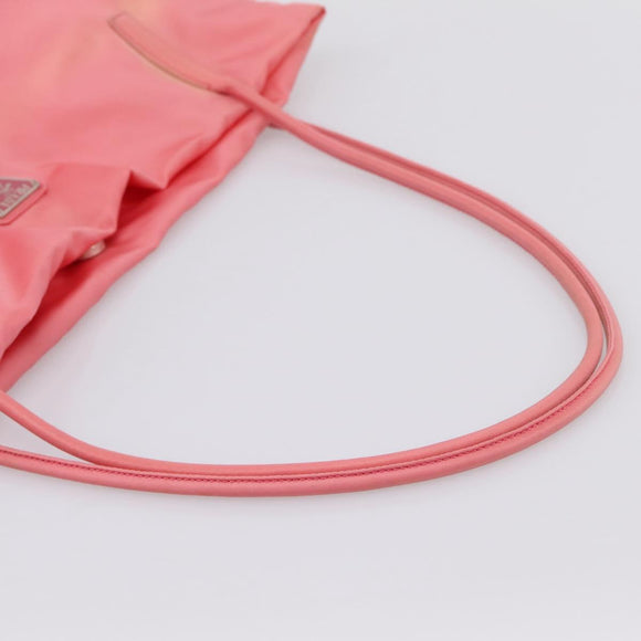 PRADA Tote Bag Nylon Pink Auth 200144