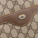 GUCCI GG Supreme Web Sherry Line Tote Bag PVC Beige Gold 39 02 003 Auth 200146-14
