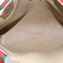 GUCCI GG Supreme Web Sherry Line Tote Bag PVC Beige Gold 39 02 003 Auth 200146-16