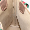GUCCI GG Supreme Web Sherry Line Tote Bag PVC Beige Gold 39 02 003 Auth 200146-18