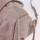 Miu Miu Vittero Hand Bag Leather 2way Pink Gold Tone Auth 200147V-15