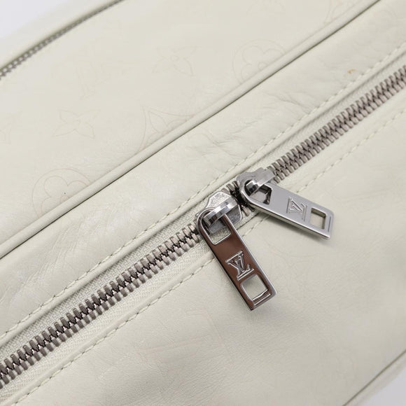 LOUIS VUITTON Monogram Diffir Clarkson Shoulder Bag White M92358 LV Auth 200148V