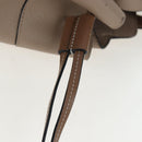 LOEWE Hammock Small Hand Bag Leather 2way Beige Gold Tone Auth 200149V-17