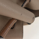 LOEWE Hammock Small Hand Bag Leather 2way Beige Gold Tone Auth 200149V-6
