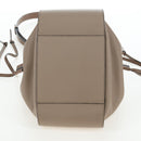 LOEWE Hammock Small Hand Bag Leather 2way Beige Gold Tone Auth 200149V-7