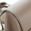LOEWE Hammock Small Hand Bag Leather 2way Beige Gold Tone Auth 200149V-18