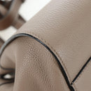 LOEWE Hammock Small Hand Bag Leather 2way Beige Gold Tone Auth 200149V-20