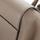 LOEWE Hammock Small Hand Bag Leather 2way Beige Gold Tone Auth 200149V-21