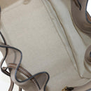 LOEWE Hammock Small Hand Bag Leather 2way Beige Gold Tone Auth 200149V-10