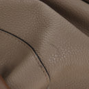 LOEWE Hammock Small Hand Bag Leather 2way Beige Gold Tone Auth 200149V-4