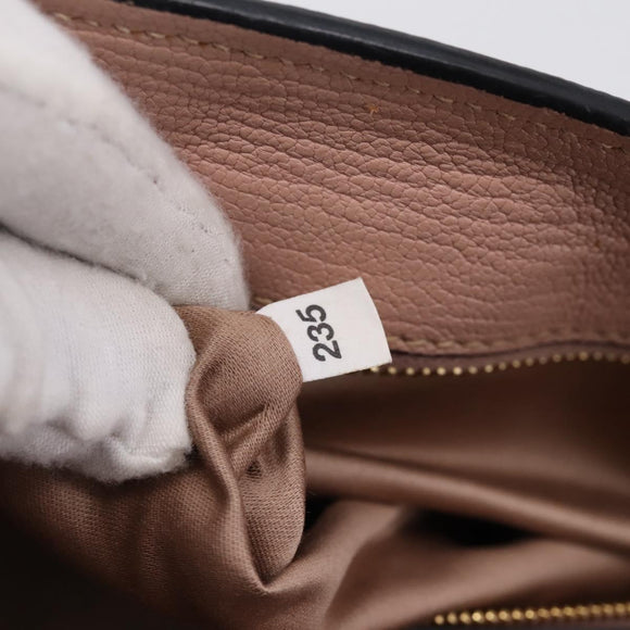 Miu Miu Madras Fiocco Hand Bag Leather 2way Pink Gold Auth 200153V