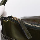 GUCCI Shoulder Bag Patent Green Gold Tone 189833 Auth 200154-19