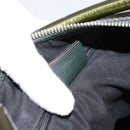 GUCCI Shoulder Bag Patent Green Gold Tone 189833 Auth 200154-12