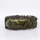 GUCCI Shoulder Bag Patent Green Gold Tone 189833 Auth 200154-5