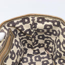 GUCCI GG Canvas Hand Bag Beige Gold Tone 139261 Auth 200155-19