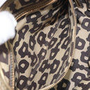 GUCCI GG Canvas Hand Bag Beige Gold Tone 139261 Auth 200155-22
