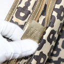 GUCCI GG Canvas Hand Bag Beige Gold Tone 139261 Auth 200155-12