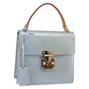 LOUIS VUITTON Monogram Vernis Spring Street Hand Bag Lavande M91216 Auth 200156V-1