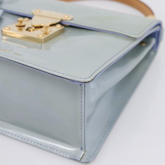 LOUIS VUITTON Monogram Vernis Spring Street Hand Bag Lavande M91216 Auth 200156V