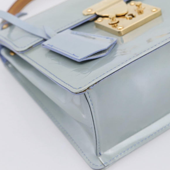 LOUIS VUITTON Monogram Vernis Spring Street Hand Bag Lavande M91216 Auth 200156V