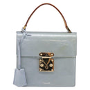 LOUIS VUITTON Monogram Vernis Spring Street Hand Bag Lavande M91216 Auth 200156V-13