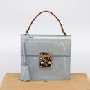 LOUIS VUITTON Monogram Vernis Spring Street Hand Bag Lavande M91216 Auth 200156V-12