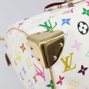 LOUIS VUITTON Monogram Multicolor Speedy 30 Hand Bag White M92643 Auth 200161SAV-15